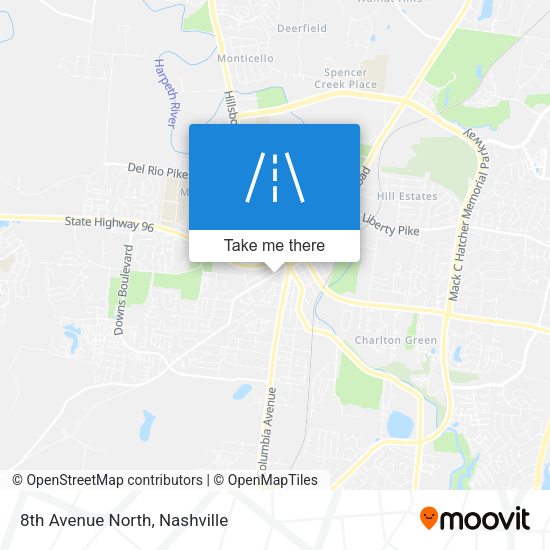 Mapa de 8th Avenue North