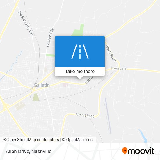 Mapa de Allen Drive