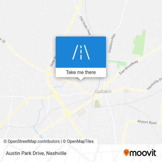 Austin Park Drive map