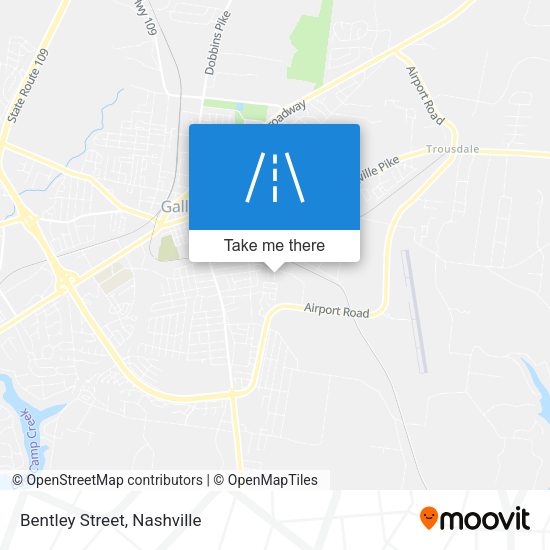 Mapa de Bentley Street