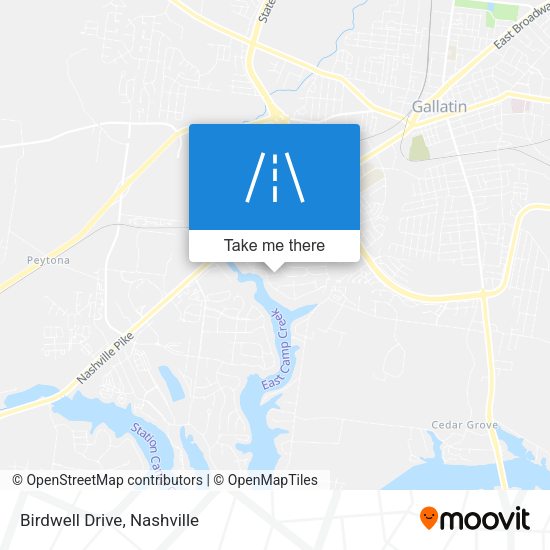 Mapa de Birdwell Drive