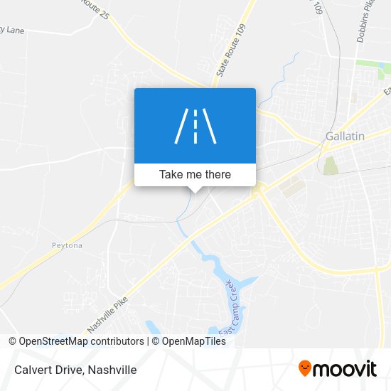 Mapa de Calvert Drive