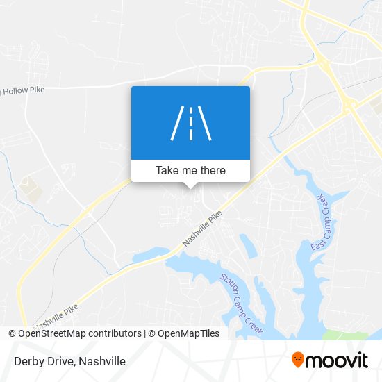 Derby Drive map