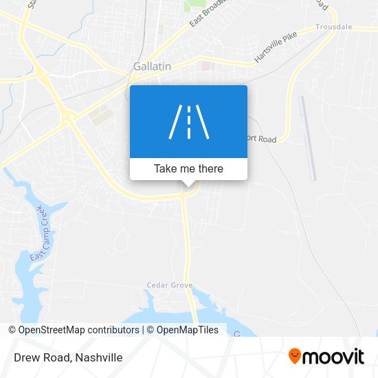 Mapa de Drew Road