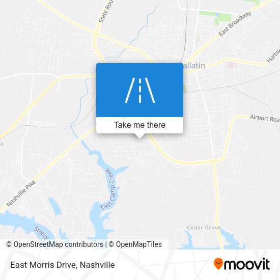 Mapa de East Morris Drive