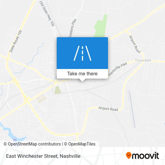 Mapa de East Winchester Street