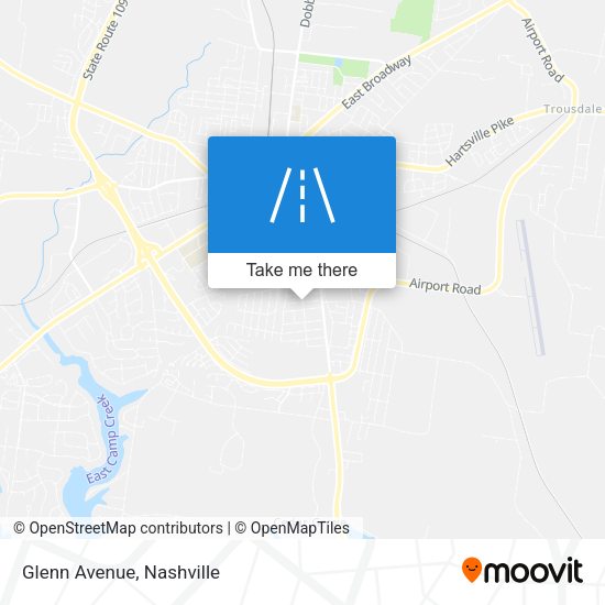 Mapa de Glenn Avenue