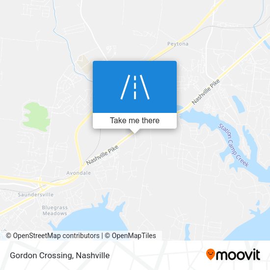 Mapa de Gordon Crossing