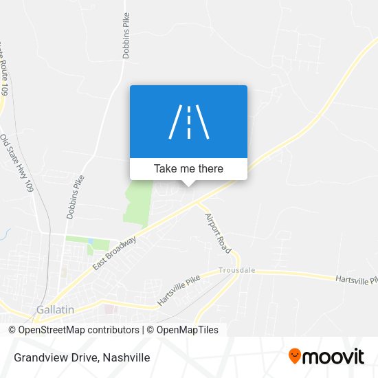 Mapa de Grandview Drive