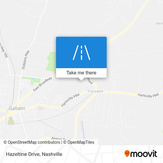 Mapa de Hazeltine Drive