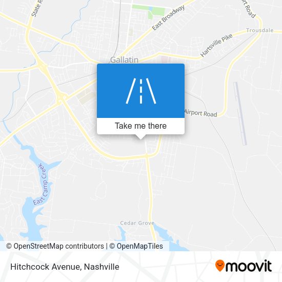 Mapa de Hitchcock Avenue