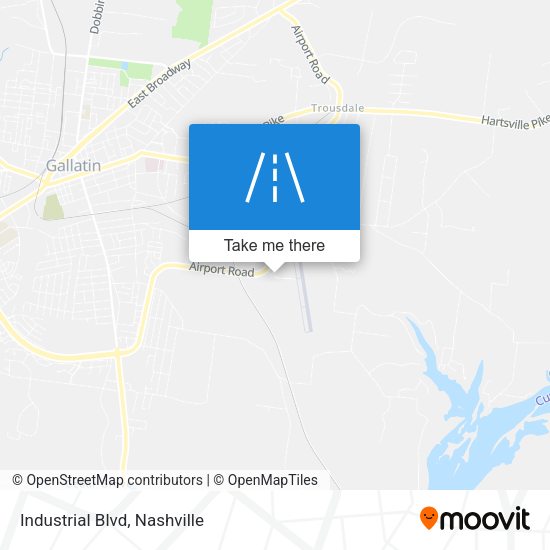 Mapa de Industrial Blvd