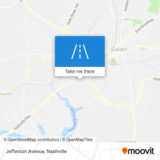 Mapa de Jefferson Avenue