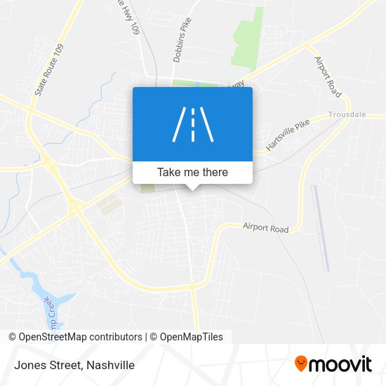 Mapa de Jones Street