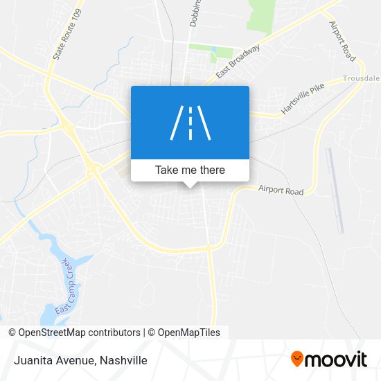Mapa de Juanita Avenue