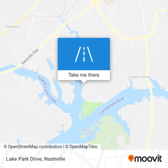 Mapa de Lake Park Drive