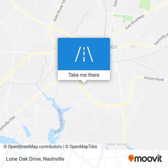 Lone Oak Drive map