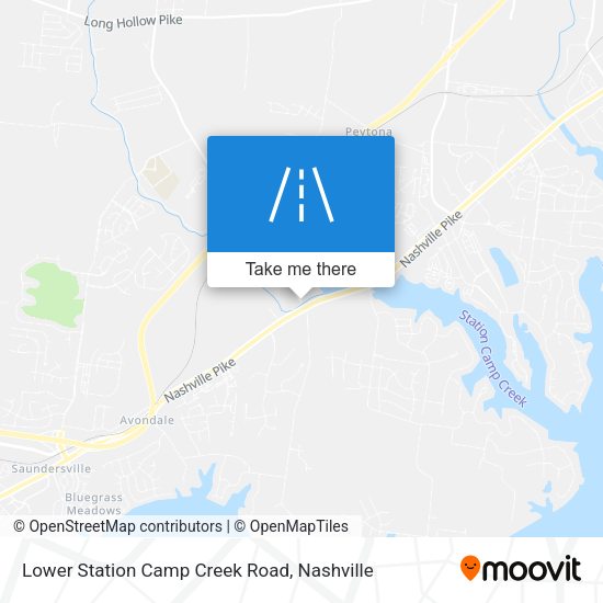 Mapa de Lower Station Camp Creek Road
