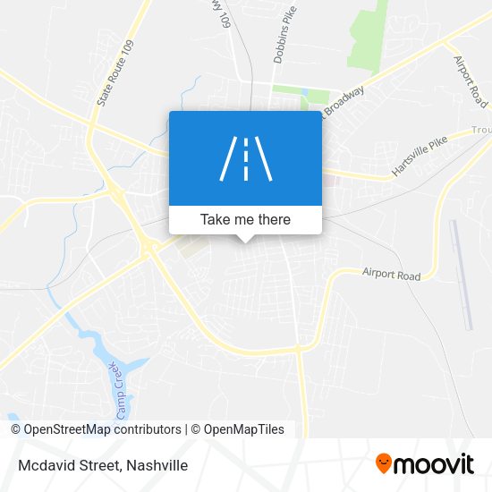 Mcdavid Street map