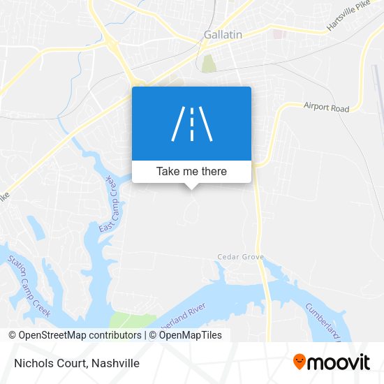 Nichols Court map