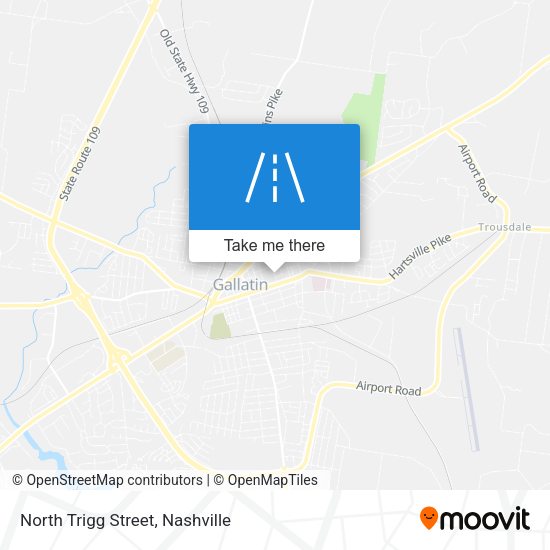 North Trigg Street map