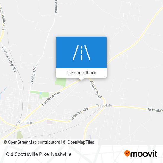 Mapa de Old Scottsville Pike
