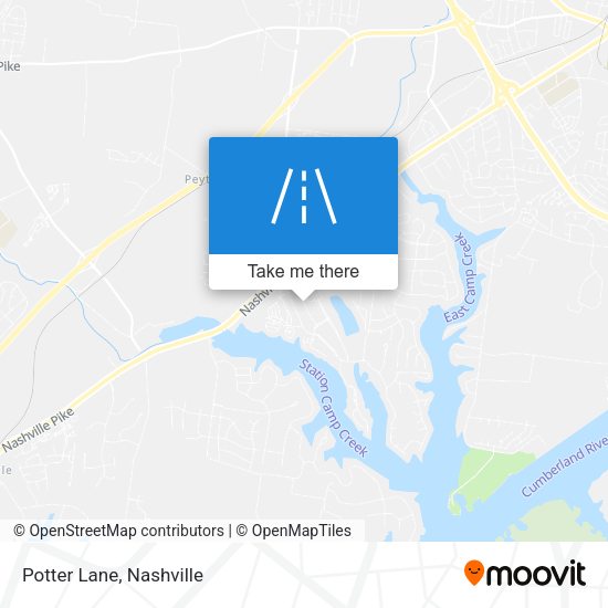 Mapa de Potter Lane