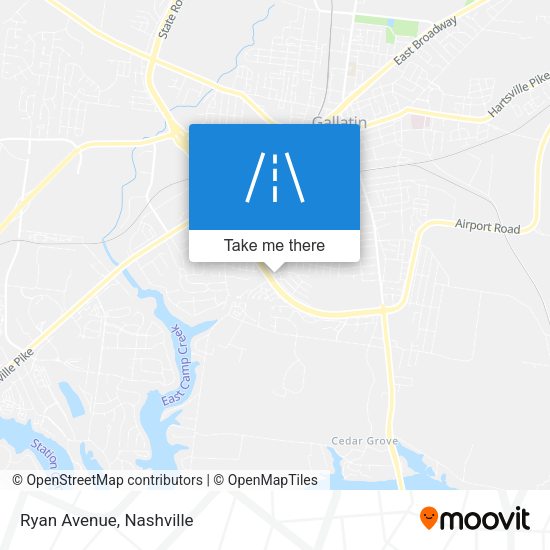 Mapa de Ryan Avenue