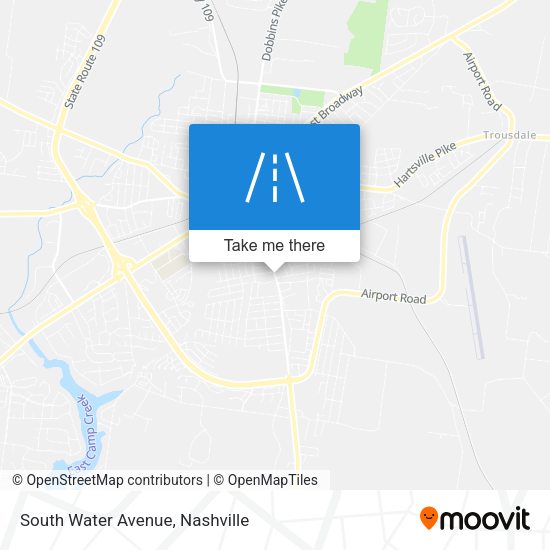 Mapa de South Water Avenue
