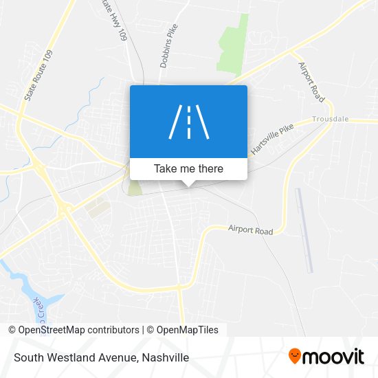 South Westland Avenue map