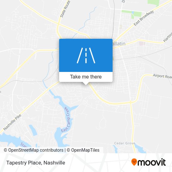 Mapa de Tapestry Place