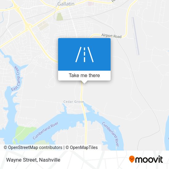 Mapa de Wayne Street