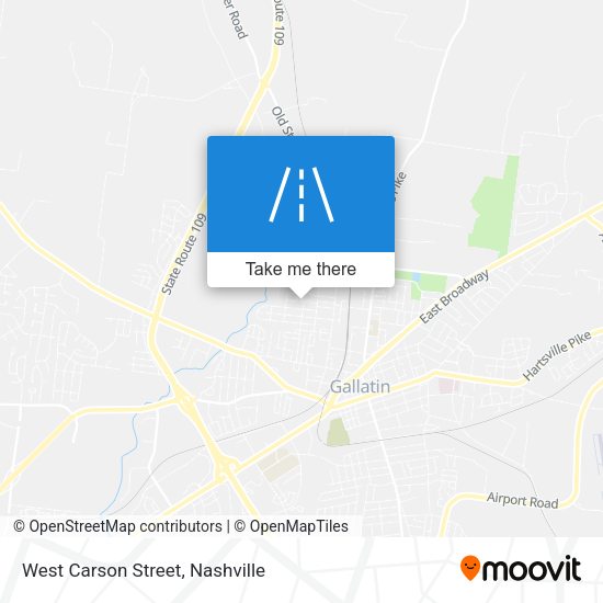 Mapa de West Carson Street