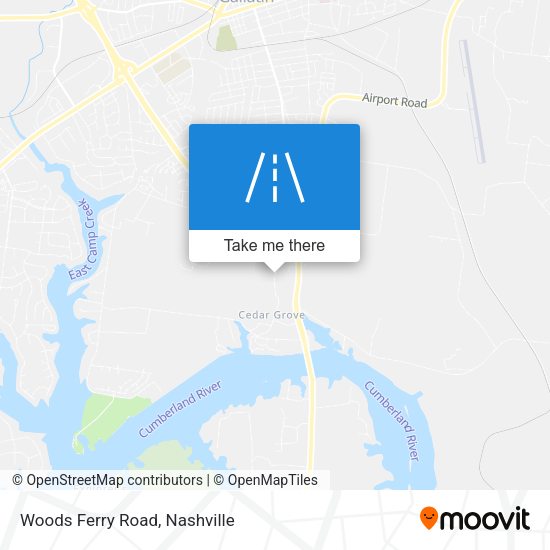 Mapa de Woods Ferry Road