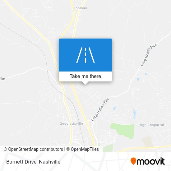 Barnett Drive map