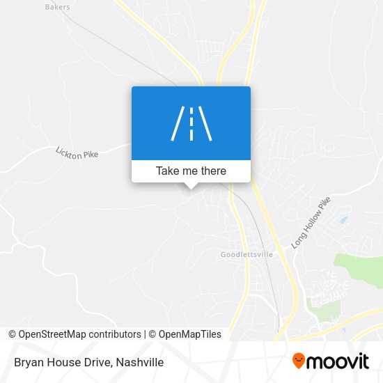 Bryan House Drive map