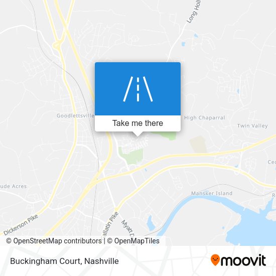 Mapa de Buckingham Court