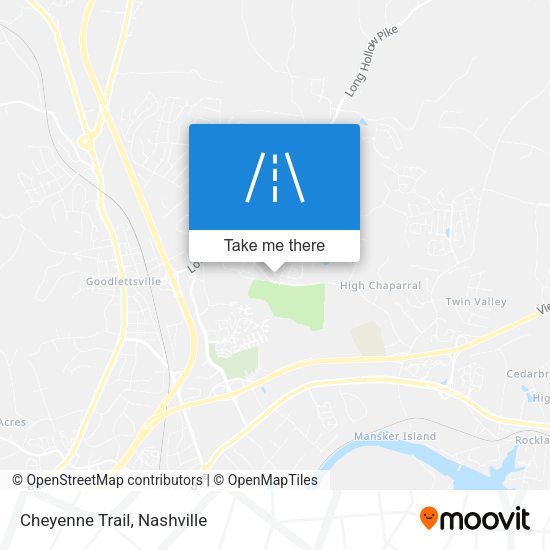 Mapa de Cheyenne Trail