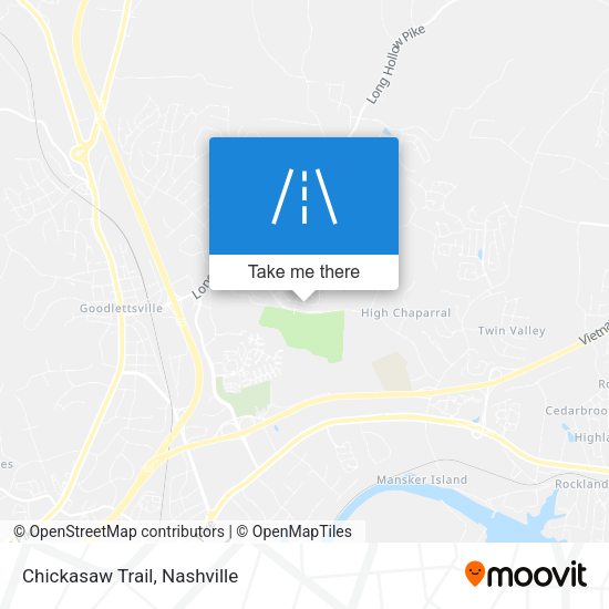 Mapa de Chickasaw Trail