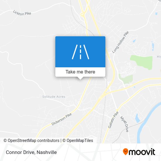 Mapa de Connor Drive
