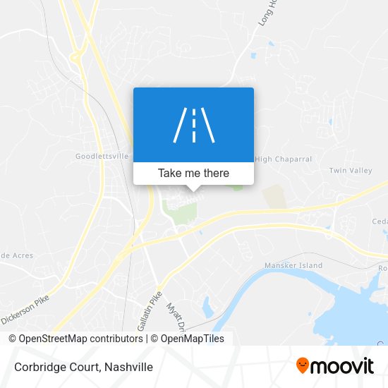 Mapa de Corbridge Court