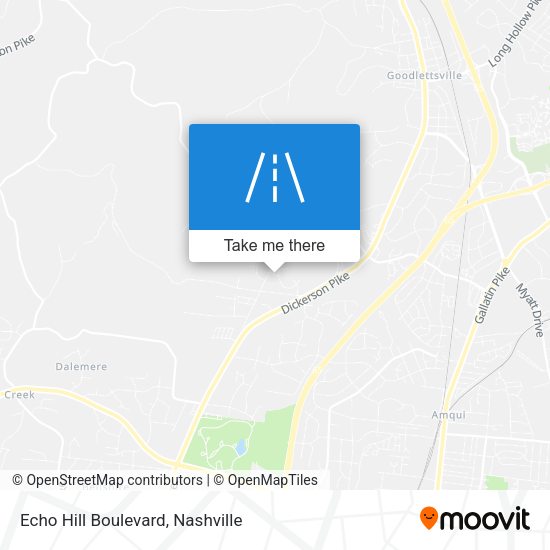 Echo Hill Boulevard map