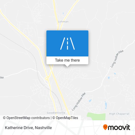 Mapa de Katherine Drive