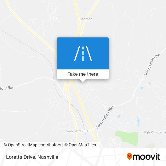 Loretta Drive map