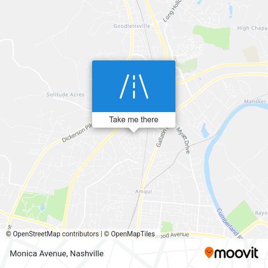 Mapa de Monica Avenue