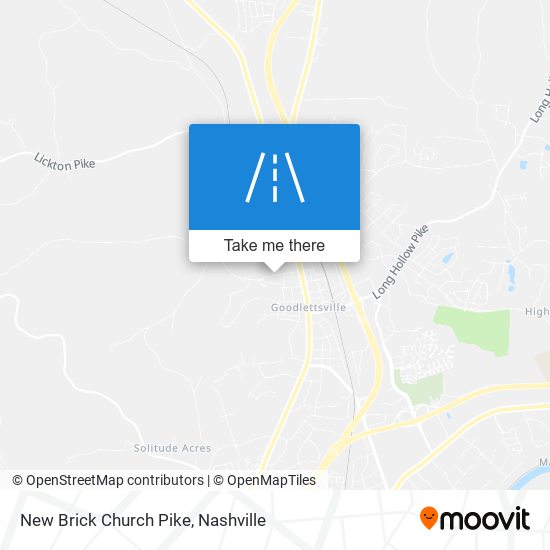 Mapa de New Brick Church Pike