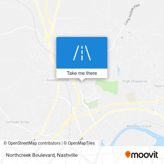 Northcreek Boulevard map