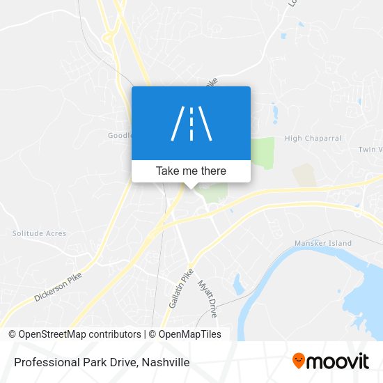 Professional Park Drive map