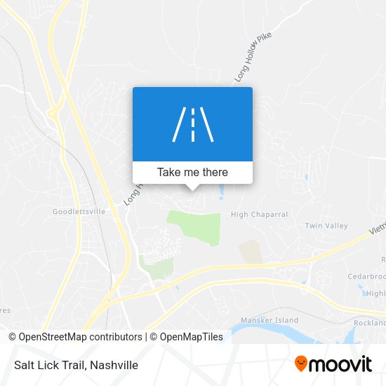 Mapa de Salt Lick Trail