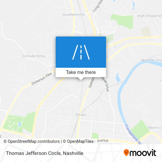 Thomas Jefferson Circle map